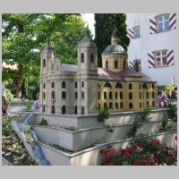 Welfenfest Weingarten, Festzug 2013, Gruppe 'Einweihung der Basilika (1724)',  Wagen mit Modell der barocken Klosterkirche, Foto Andreas Praefcke, Wikipedia.jpg